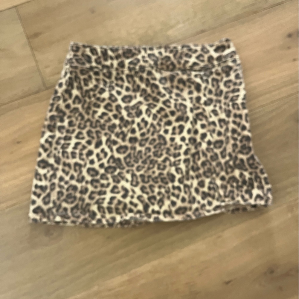 American Eagle Outfitters Animal Print Mini Skort